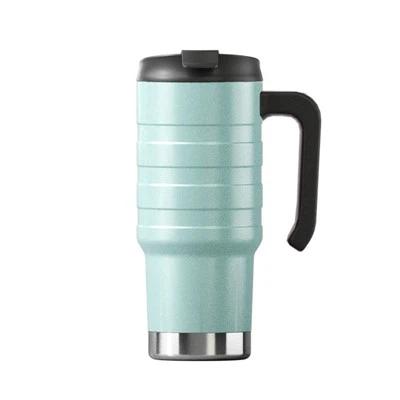 Пътна чаша от неръждаема стомана с дръжка